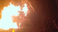 Партизани спалили танк на Донеччині