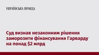 Суд визнав незаконним рішення заморозити фінансування Гарварду на понад $2 млрд