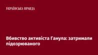 Вбивство активіста Ганула: затримали підозрюваного