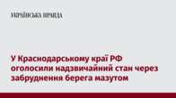 У Краснодарському краї РФ оголосили надзвичайний стан через забруднення берега мазутом