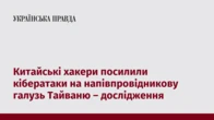 Китайські хакери посилили кібератаки на напівпровідникову галузь Тайваню – дослідження