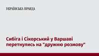 Сибіга і Сікорський у Варшаві перетнулись на 