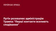 Путін розхвалює адміністрацію Трампа: "Перші контакти вселяють сподівання"