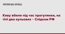 Киву вбили під час прогулянки, на тілі два кульових − Слідком РФ