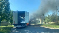 Росіяни вщент спалили вантажівку, яка везла питну воду жителям Берислава