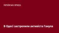 В Одесі застрелили активіста Ганула