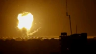 Ізраїль завдав ударів по об'єктах "ХАМАС" у відповідь на "вогняні" кулі з Гази