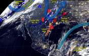 ‘Vaguada polar’ se extenderá sobre el norte de la República; lluvias en el sur