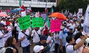 Estudiantes de Derecho de la UNAM protestan contra reforma judicial