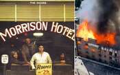 Incendio destruye el Hotel Morrison de la icónica portada de The Doors