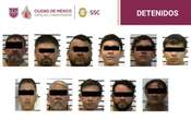 CDMX: Detienen a 11 presuntos aliados del CJNG en la capital