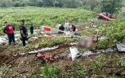 Se desploma helicóptero en Edomex; hay dos muertos