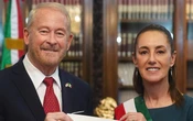 Sheinbaum se reúne por tercera vez con el embajador de EU, Ronald Johnson