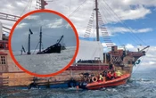 Se hunde ‘La Marigalante’, réplica de la Santa María en Vallarta