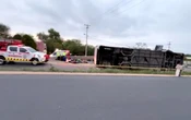 Vacaciones en Tampico se frustran por volcadura con 11 muertos en Nuevo León