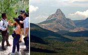 Turista raya Peña de Bernal; ‘soy ciudadana americana’ dice al justificarse