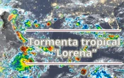 Se forma la tormenta tropical Lorena frente a las costas de Colima