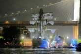 El buque Cuauhtémoc no recibía asistencia de remolcador, pese a malas condiciones marítimas