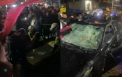 Automovilista arrolla a seis personas en fiestas de Almoloya de Juárez