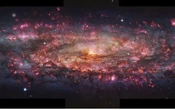 Una galaxia de mil colores es capturada a gran detalle