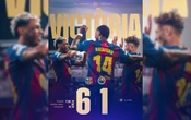 6-1. Fermín le regala una goleada al Barça en su mejor noche
