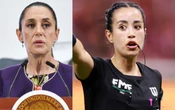Sheinbaum reprueba amenazas a Katia Itzel García pese a ‘historia’ entre árbitros y mexicanos