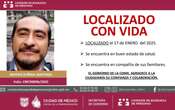 Localizan con vida al fotoperiodista Moysés Zúñiga Santiago