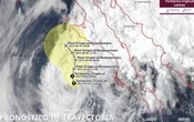 Lorena se desvía hacia norte y avanza paralelo a Baja California Sur