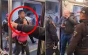 Video | Vagoneros agreden a policías en Línea 8 del Metro; hay 3 detenidos