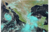 ‘Priscilla’ se convierte en tormenta tropical después de bajar a huracán de categoría 1