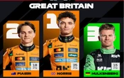 F1: Se adjudica Lando Norris un lluvioso Gran Premio de Gran Bretaña | Video