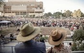 Con carne asada masiva, protestan en Mexicali contra gobernadora de BC
