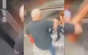 Captan un hombre agrediendo brutalmente a una mujer en un elevador en Cuajimalpa