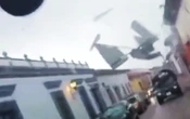 Tornado causa destrozos en San Cristóbal de las Casas