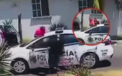 Policía salva a mujer que se ahogaba con un totopo en San Nicolás