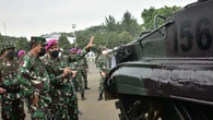 Prajurit Petarung Marinir Gelar Alutsista Jelang Latgab TNI AL