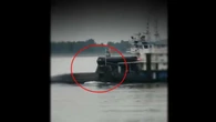 Geger, Penampakan Kapal Selam Siluman China Muncul Ditutupi Ferry