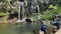 Berkemah di Curug Putri Pelangi, Pengelola Perketat Prokes 5M