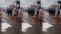 Viral Video Suami Didorong Paksa Istri Naik Bus