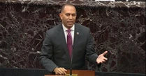 Representative Hakeem Jeffries quotes The Notorious B.I.G. during Senate impeachment trial