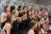 Greenwich girls use superior depth to claim third straight Class LL swim title