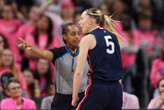 What Paige Bueckers said at half of UConn WBB vs. South Carolina