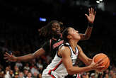 UConn women's basketball team opens big halftime lead over Louisville