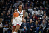 Behind Sarah Strong's adjustment with UConn women's basketball team