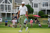 Scheffler waits out rain delay with diaper change, birdies 18 at Travelers