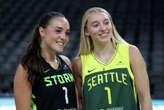 Former UConn teammates Paige Bueckers, Nika Mühl reunite at WNBA game