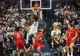 UConn men's basketball unveil banner, roll to win over Sacred Heart