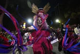 LGBTQ+ collective walks in Mexico City's Catrinas march in push for visibility