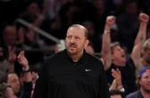 CT native, ex-NBA coach Tom Thibodeau visits UConn men's basketball practice