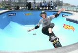 Skateboarder Tony Hawk brings his moves to a Connecticut skatepark